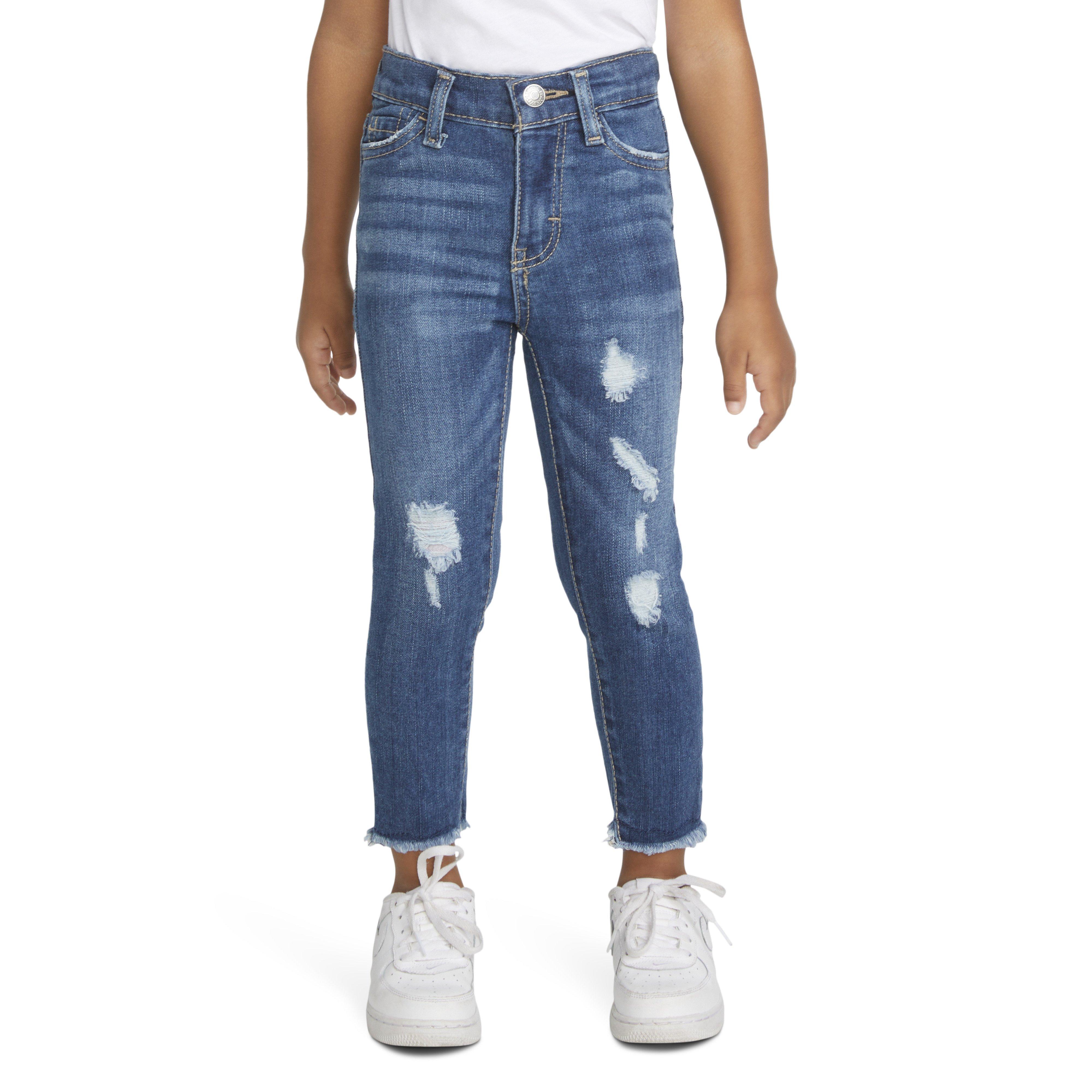 Levi's 720 High Rise Super Skinny Med Wash Toddler Girls' Hometown Denim Jeans - Blue - HOMETOWN BLUE